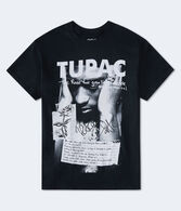 Tupac Concrete Rose Oversized Graphic Tee