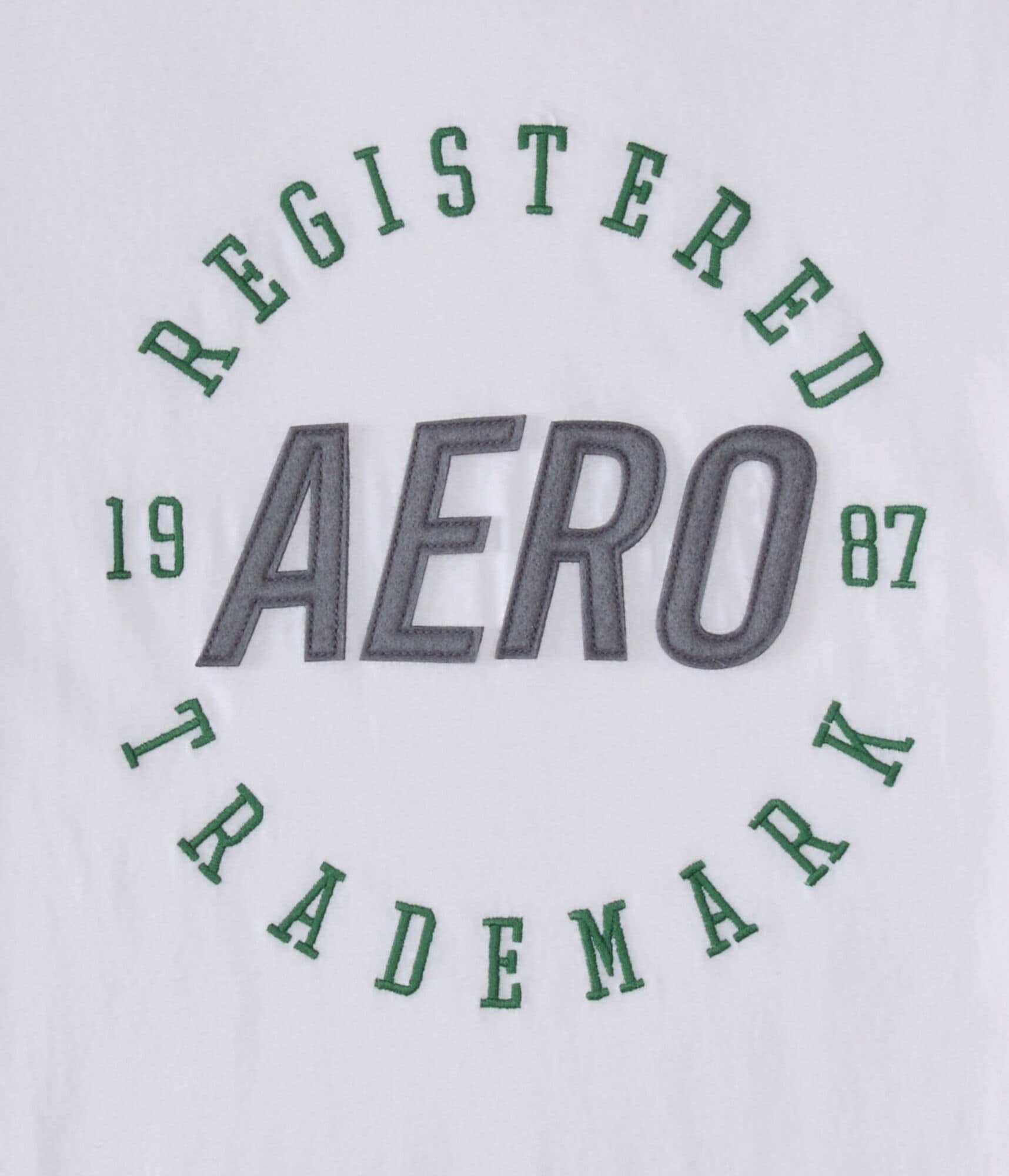 Aero 1987 Trademark Appliqué Graphic Tee