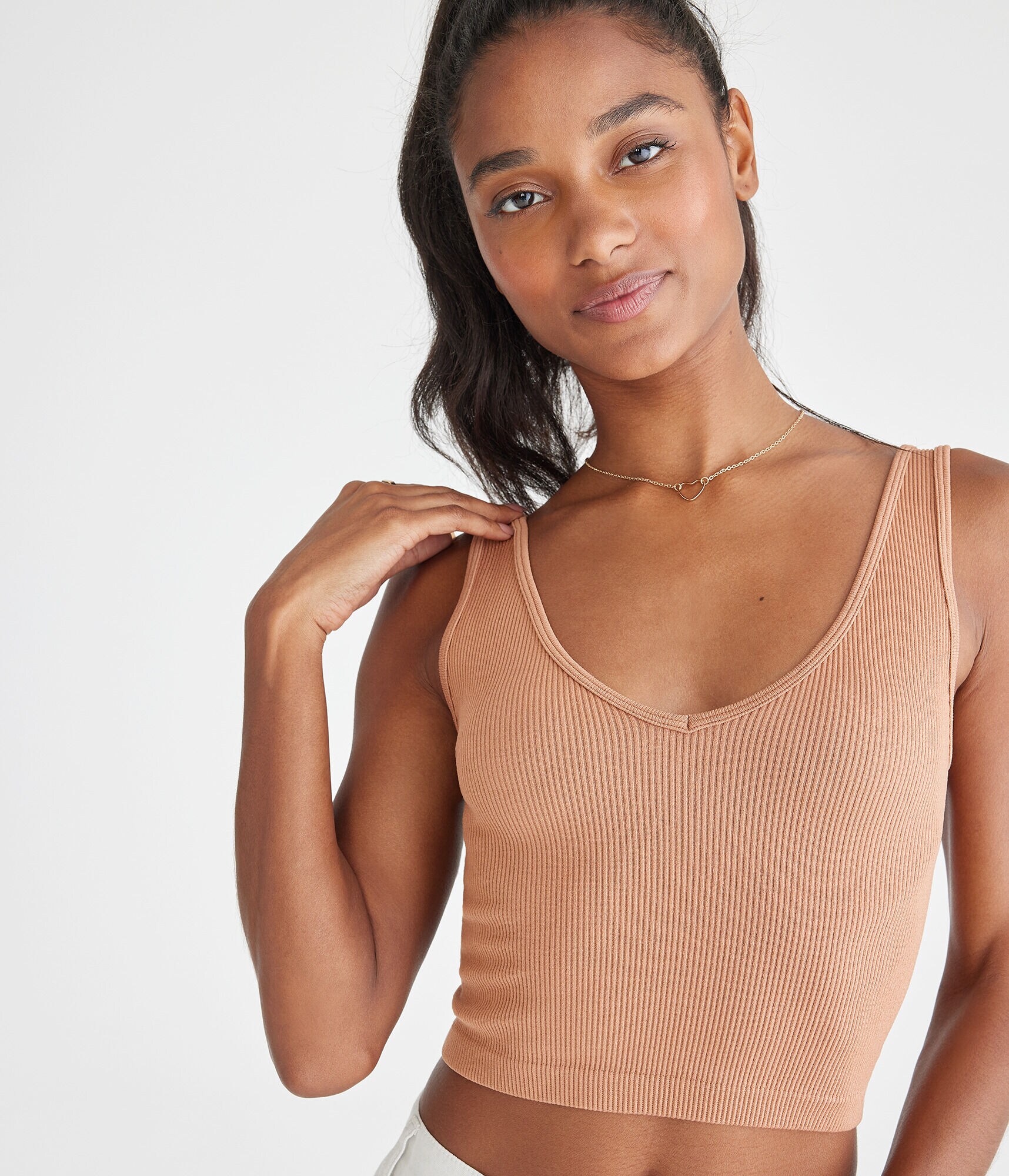 Wear 3 Ways Seamless Convertible Cropped Tank