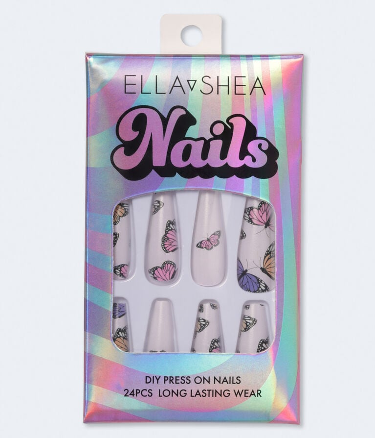 Ella Shea Butterfly Press-On Nails