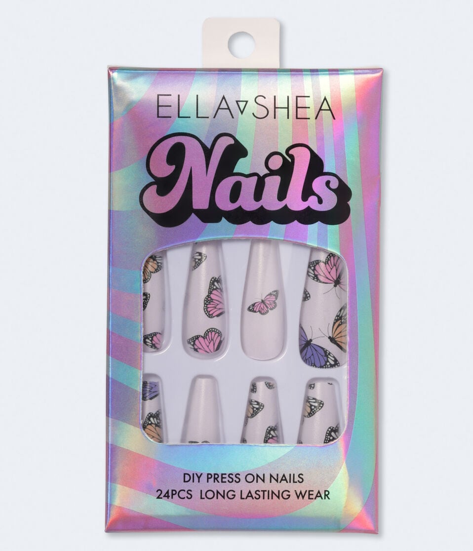 Ella Shea Butterfly Press-On Nails