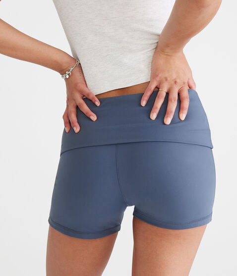 Air Soft Fold-Over Booty Shorts Air Soft Fold-Over Booty Shorts