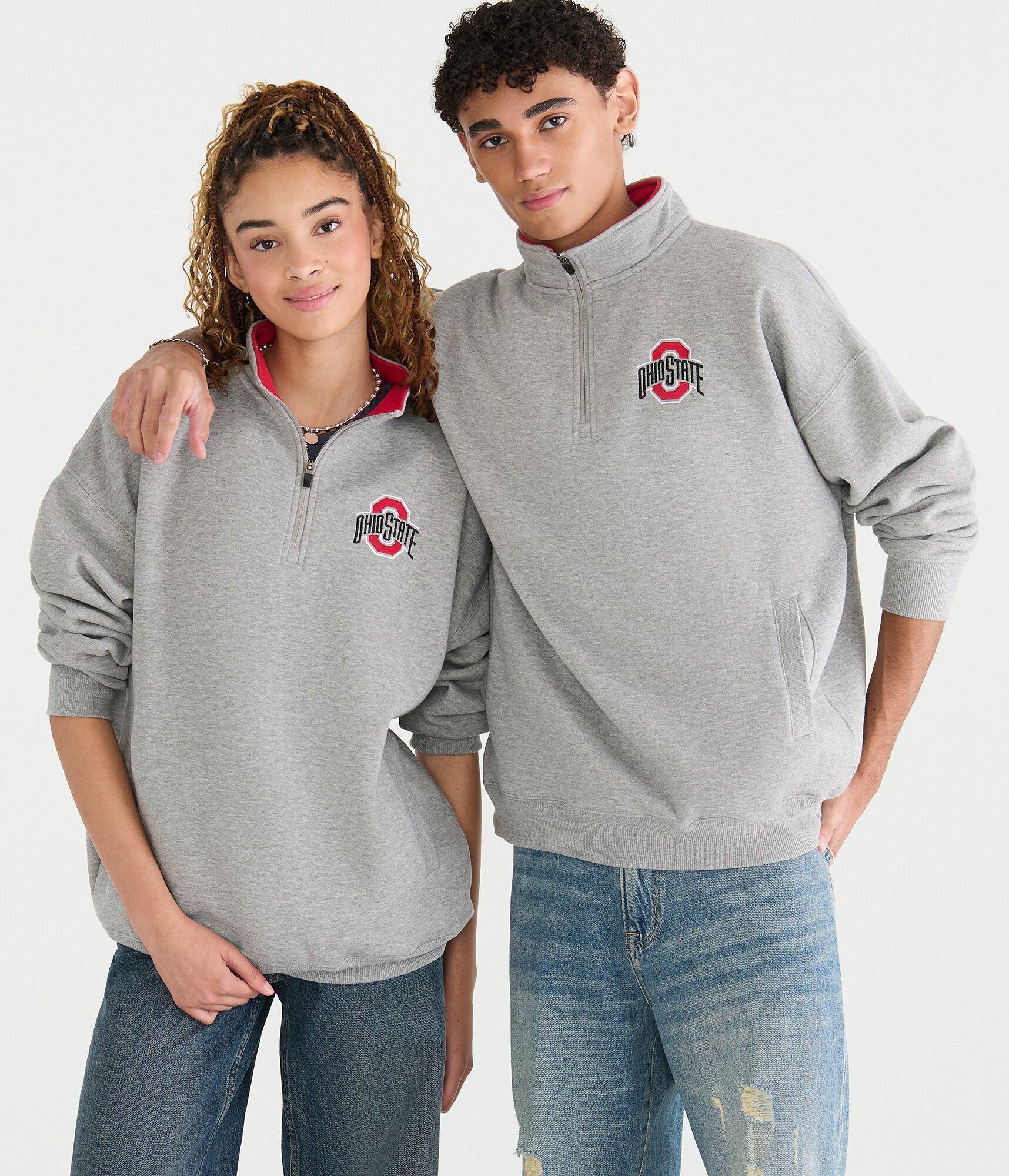 Ohio State Buckeyes Quarter-Zip Sweatshirt