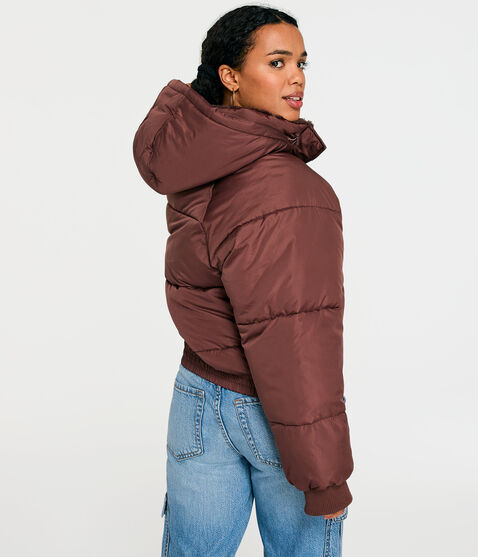 Oversized Quilted Hooded Puffer Jacket