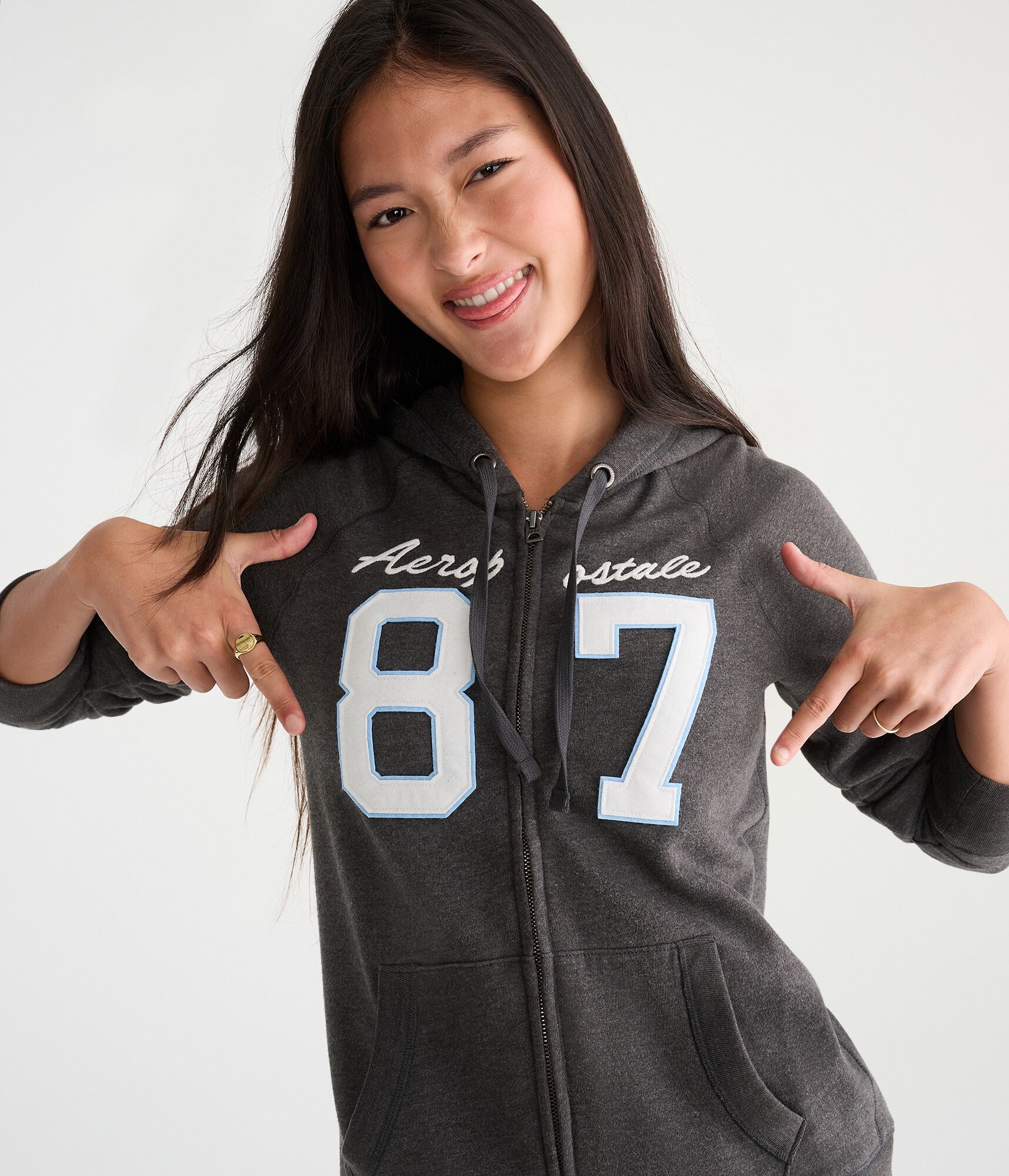 Aeropostale 87 Full-Zip Hoodie