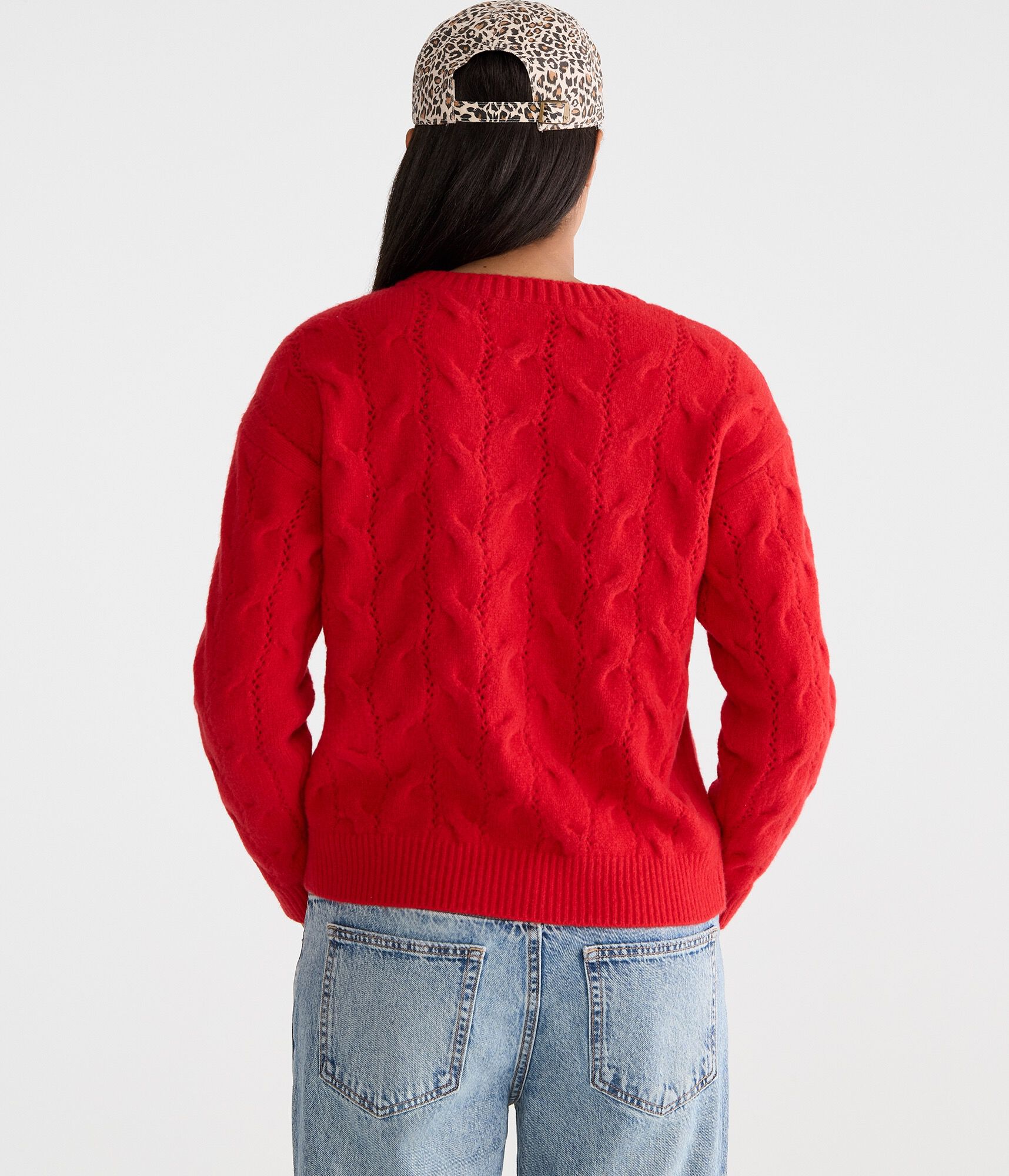 Cozy Cable Crew Sweater