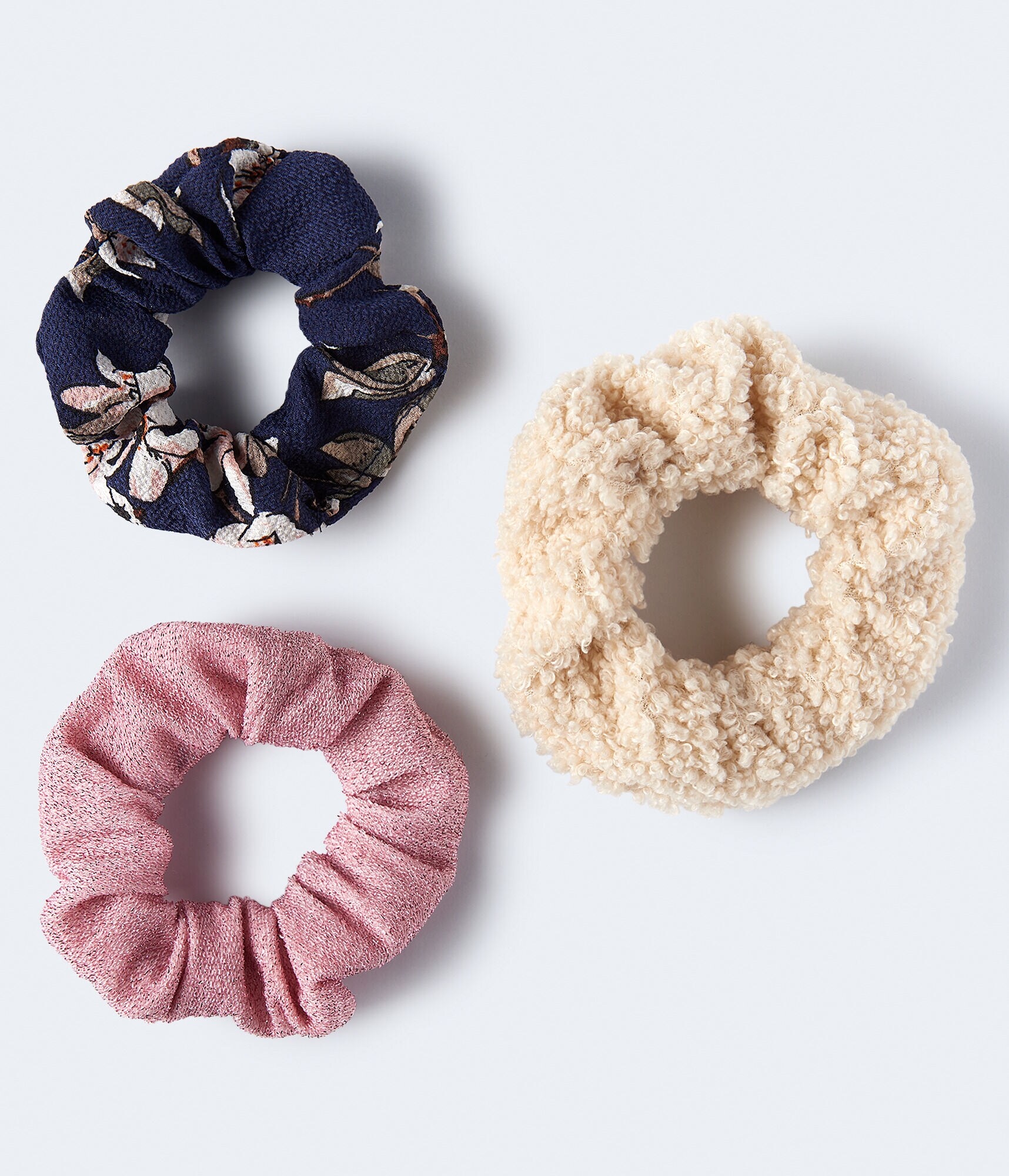 Sherpa Scrunchie 3-Pack