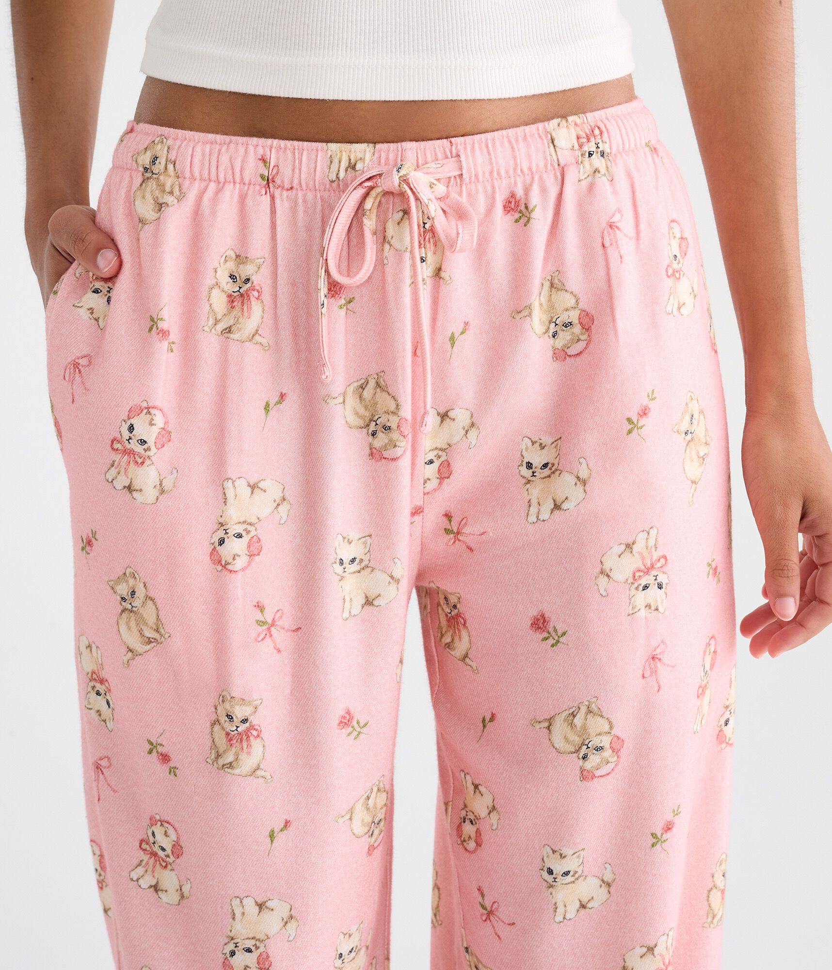 Kittens Flannel Sleep Pants