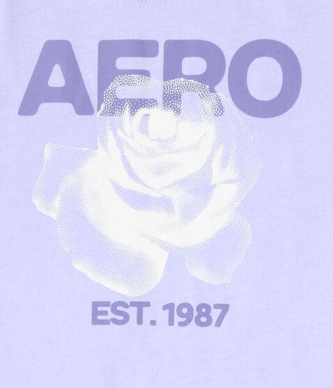 Aero Dotted Rose Graphic Tee Aero Dotted Rose Graphic Tee