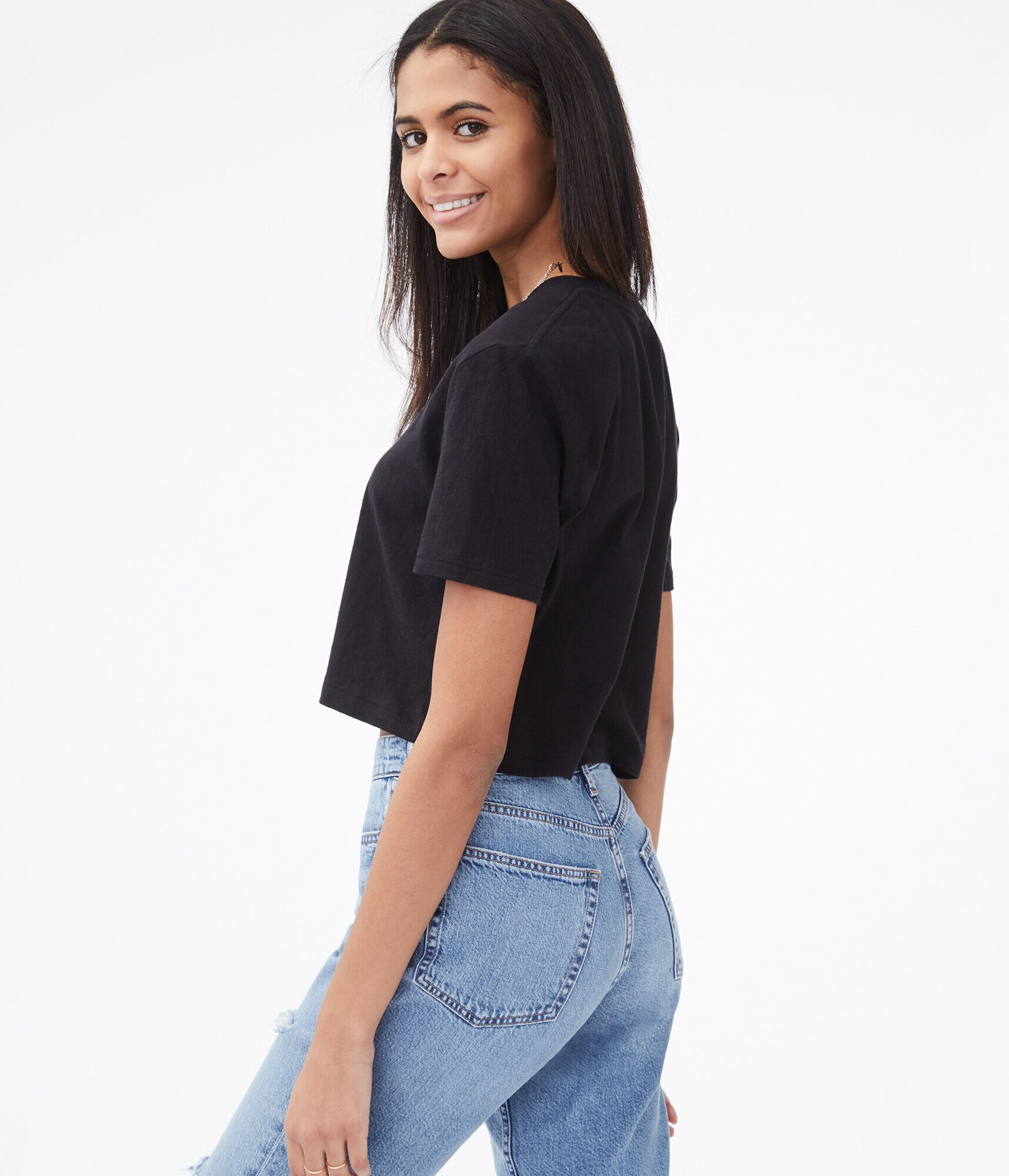 Classic Cropped Boxy Crew Tee