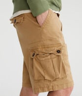 Stretch Twill Cargo Shorts 10"