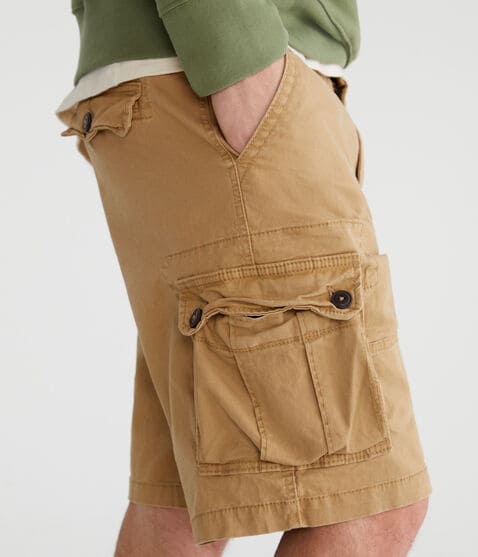 Stretch Twill Cargo Shorts 10"