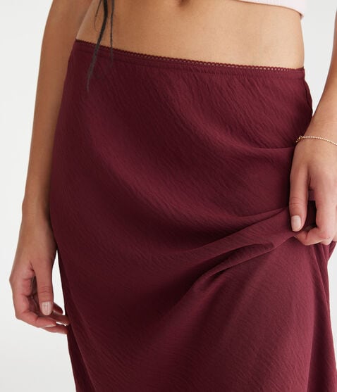Solid Midi Skirt Solid Midi Skirt