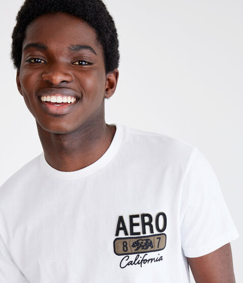 Aero California Appliqué Graphic Tee