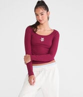 Long Sleeve Seriously Soft Ballet Slippers Graphic Tee