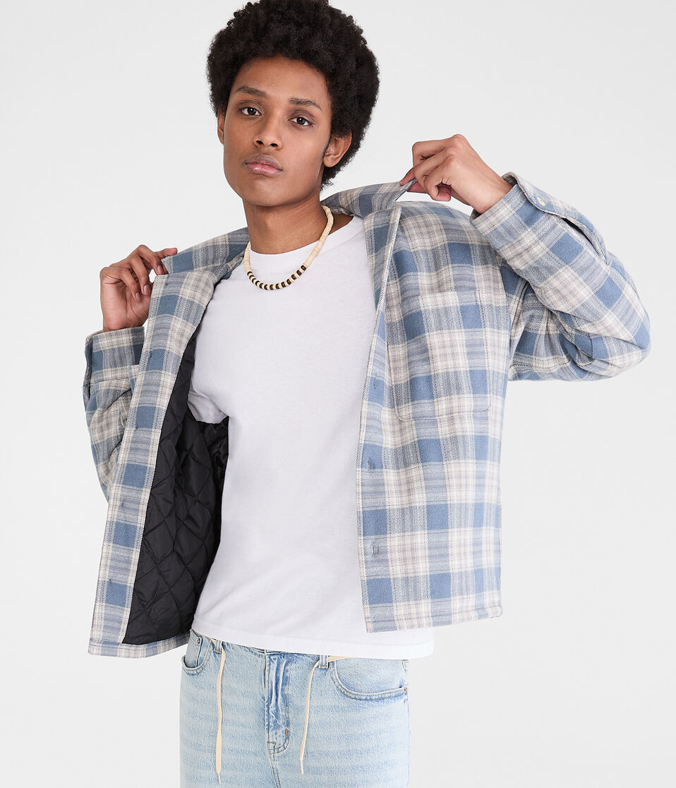 Plaid Boxy Flannel Shacket