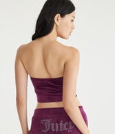 Juicy Couture Bling Velour Tube Top