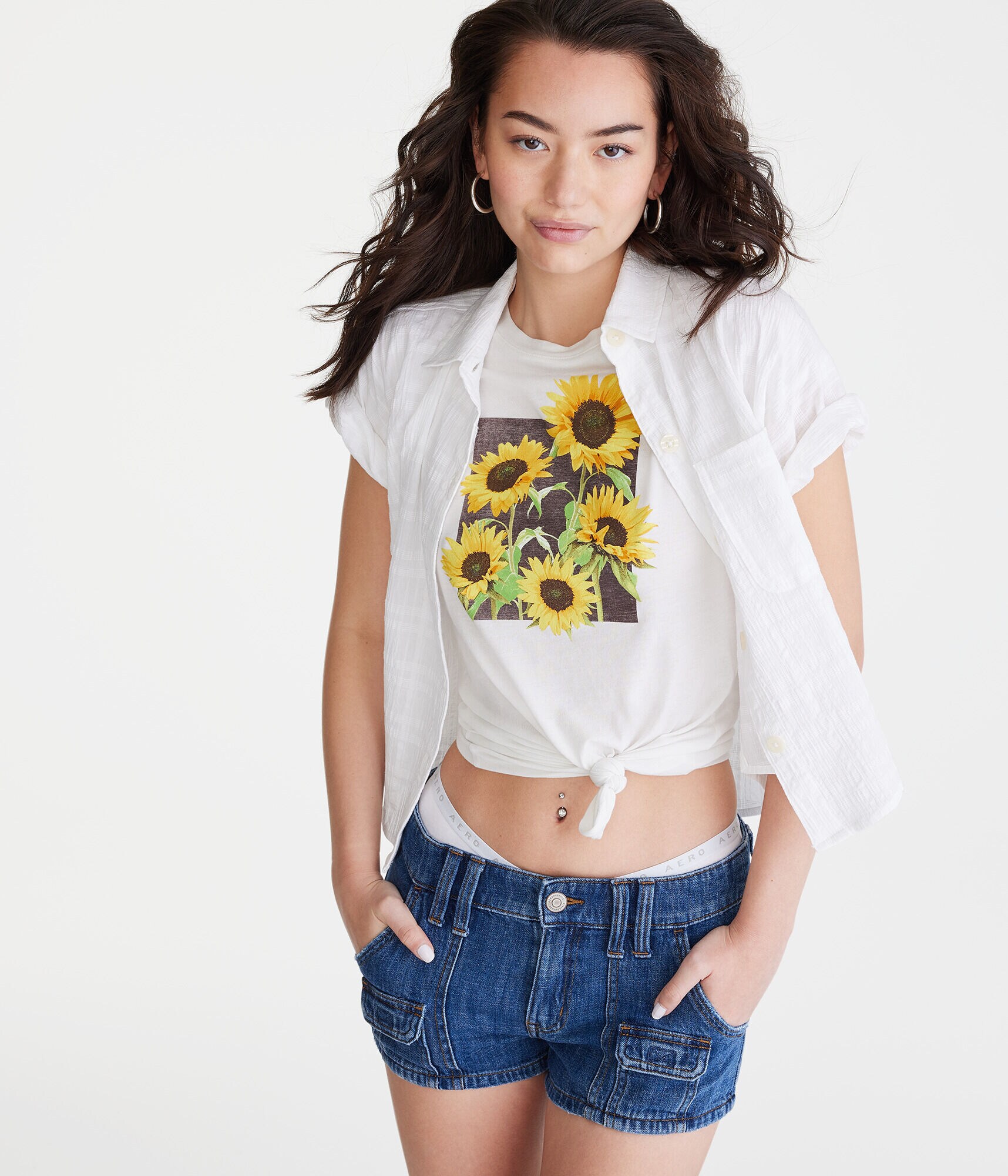 Sunflower Square Graphic Tee