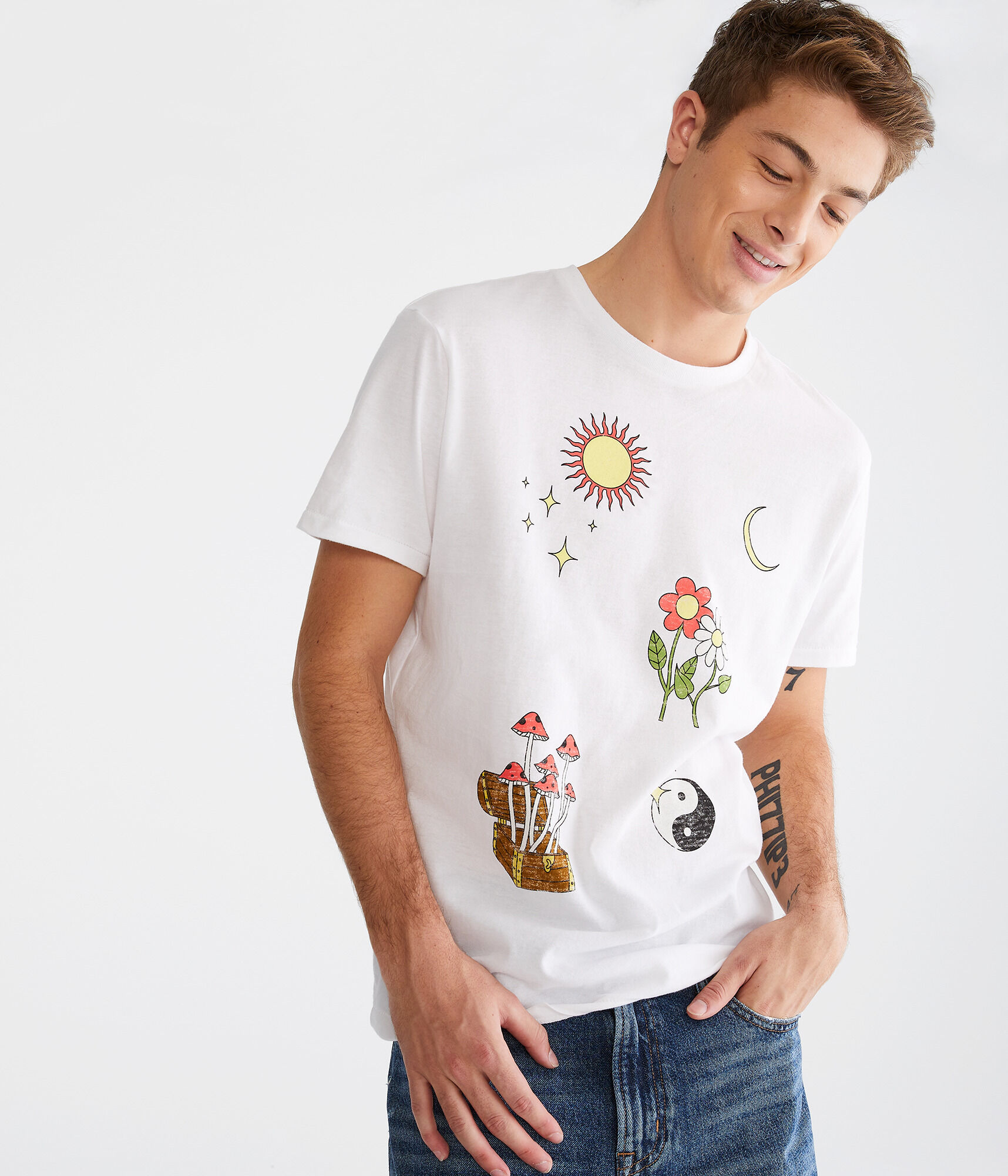 Celestial Mushroom Graphic Tee