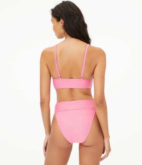 Ribbed Longline Bikini Top Ribbed Longline Bikini Top