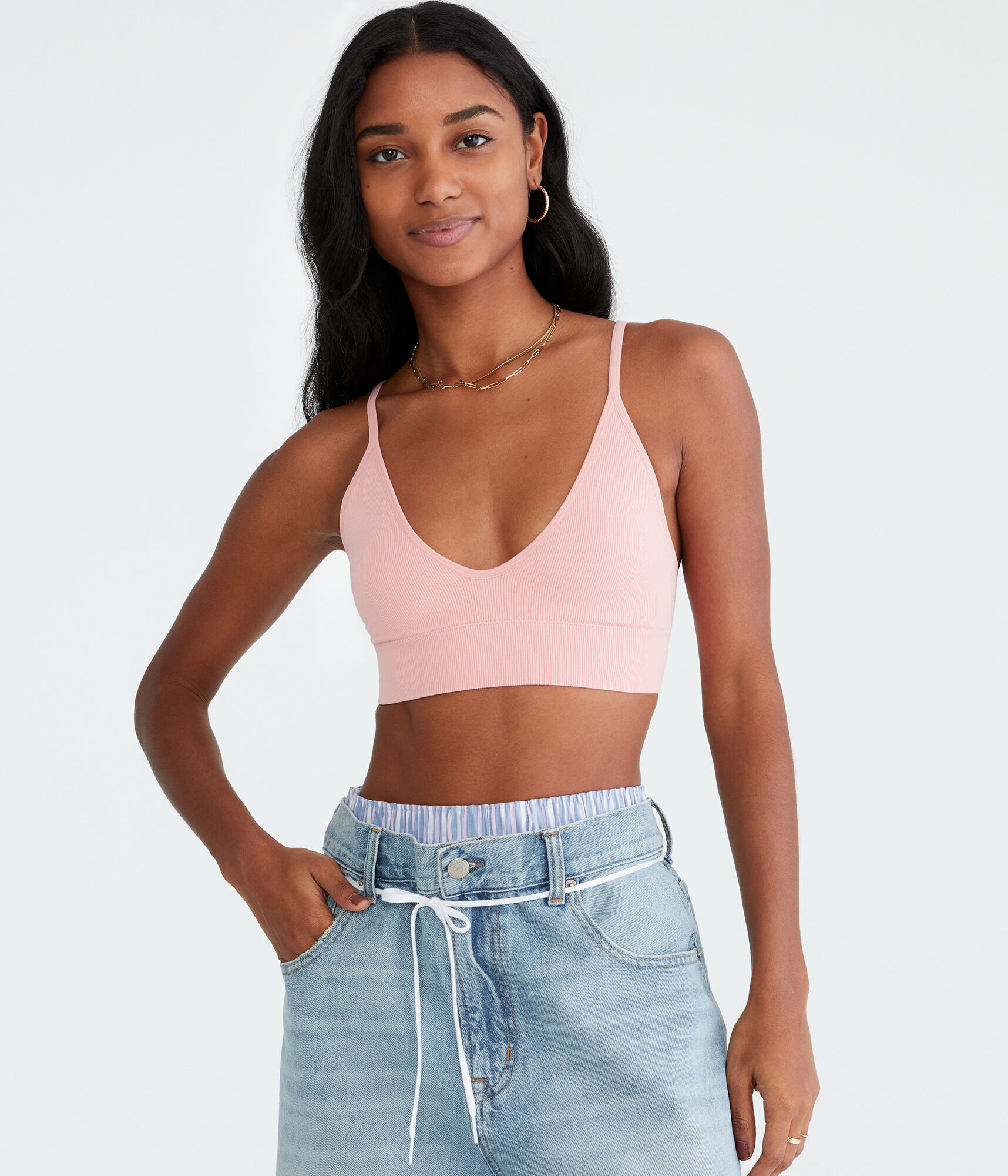 Seamless Convertible Plunge Bralette