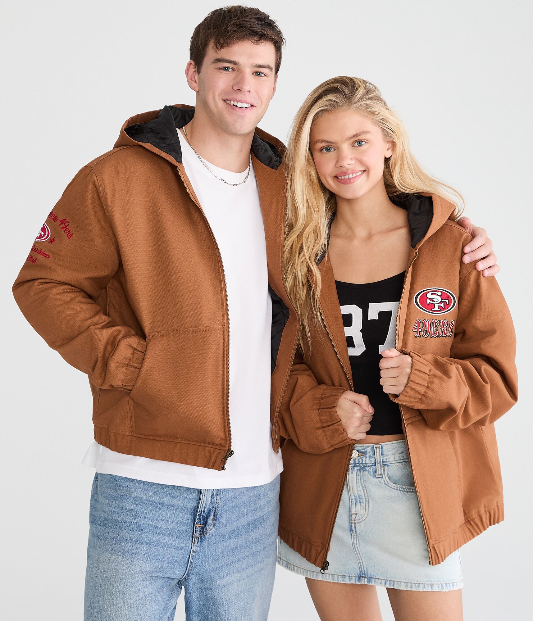 San Francisco 49ers Hooded Workwear Jacket