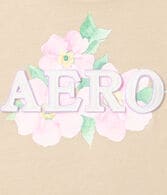 Aero Floral Logo Appliqué Graphic Tee