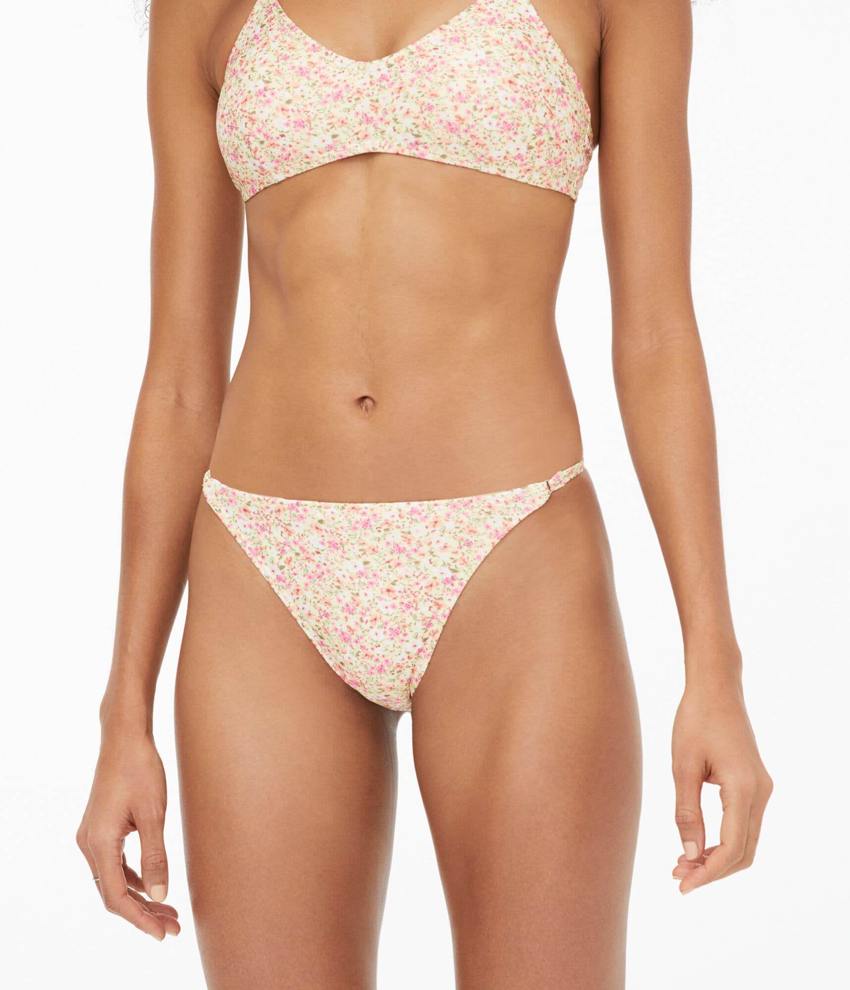 Floral High-Leg Cheekiest Bikini Bottom