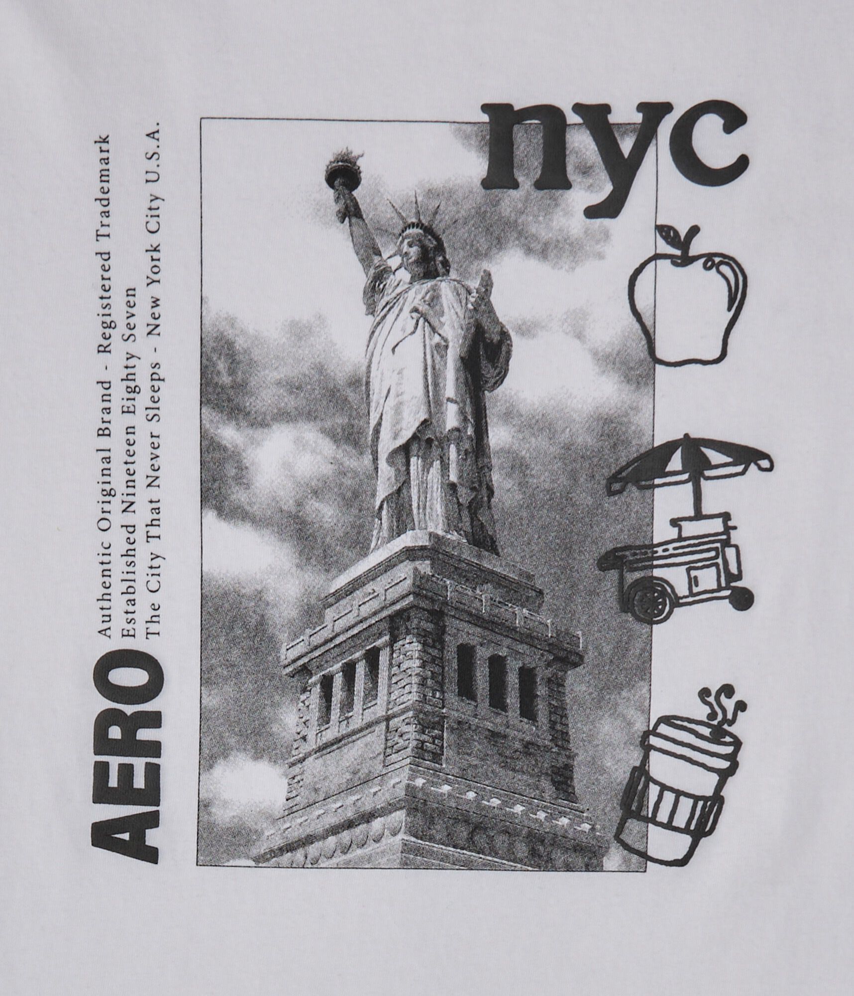 Aero NYC Statue Of Liberty Graphic Tee