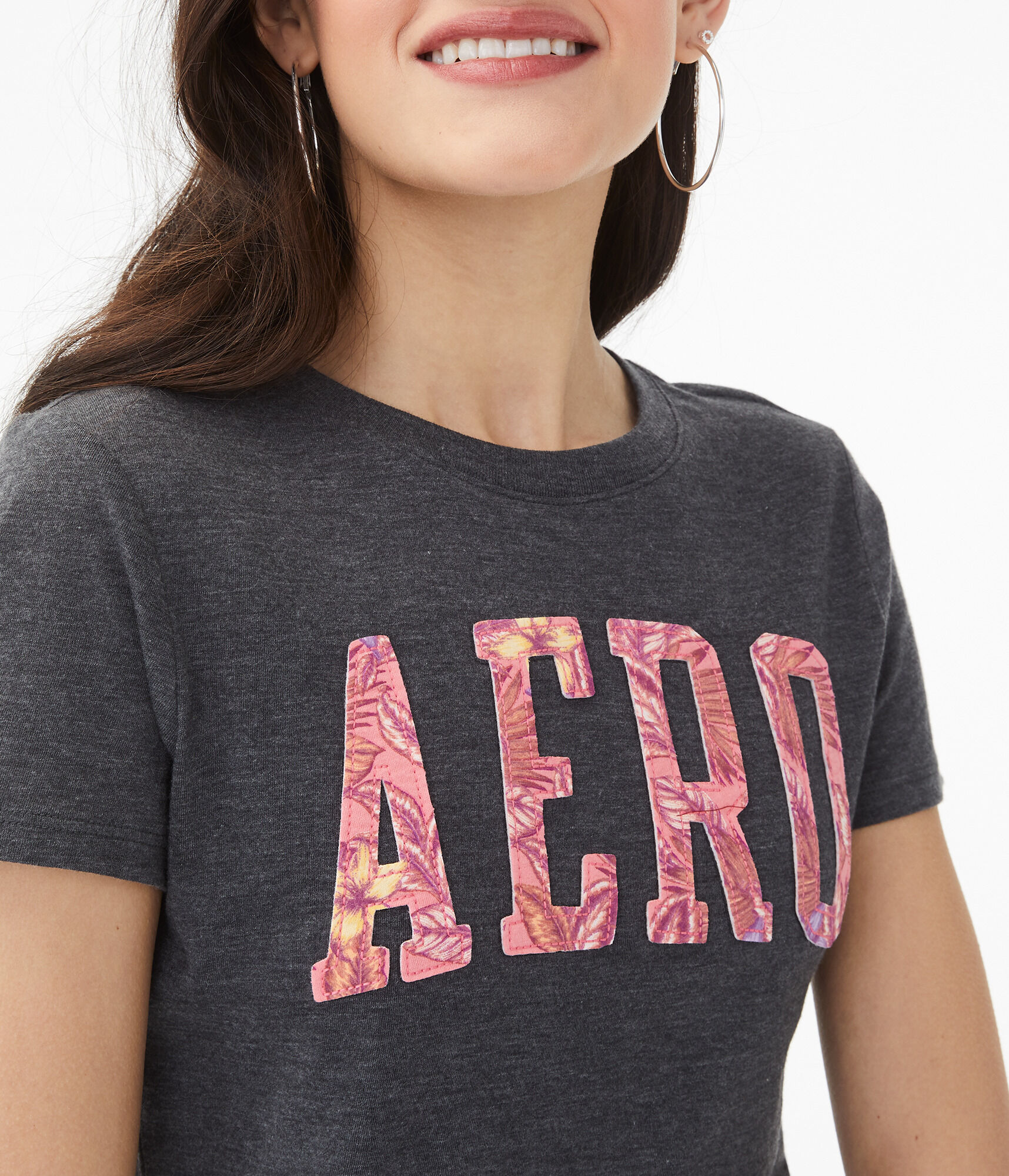 Tropical Flower Aero Graphic Tee