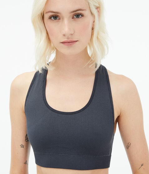 Seriously Soft Seamless Racerback Sports Bra