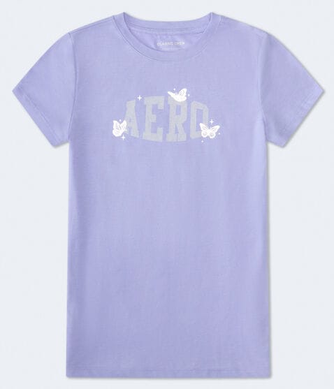 Aero Butterflies Foil Graphic Tee Aero Butterflies Foil Graphic Tee