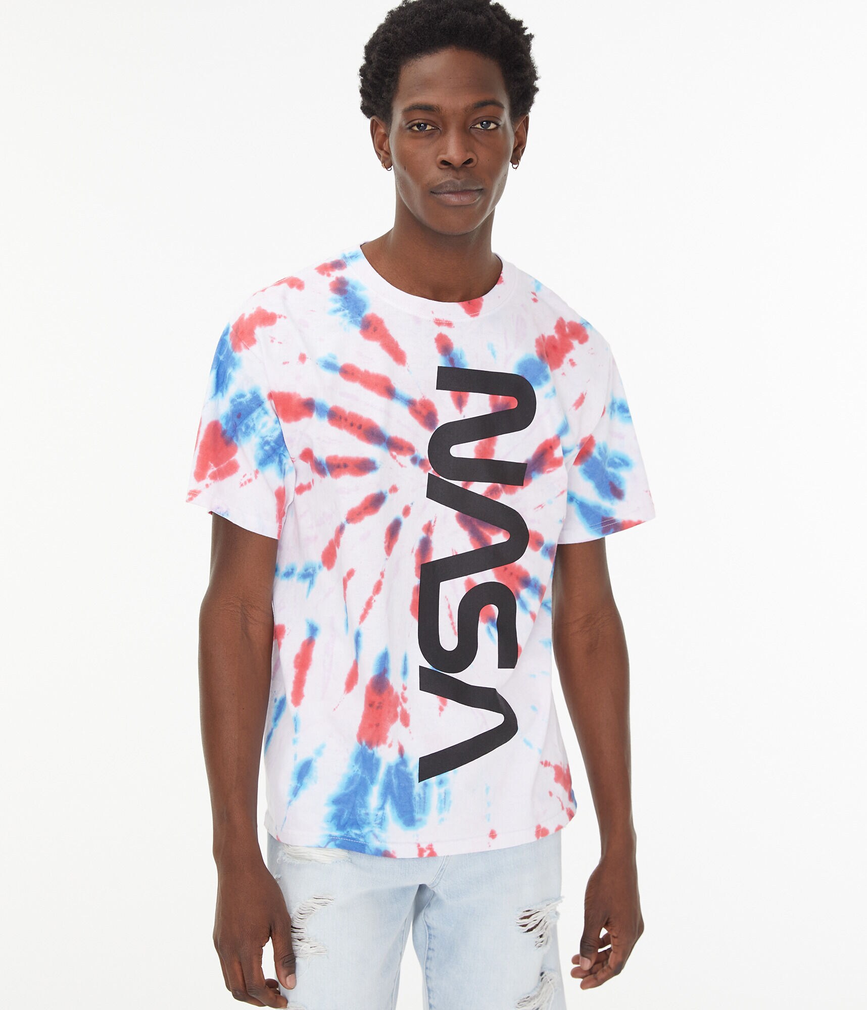 NASA Spiral Tie-Dye Graphic Tee***