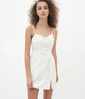 Eyelet Bustier Babydoll Dress