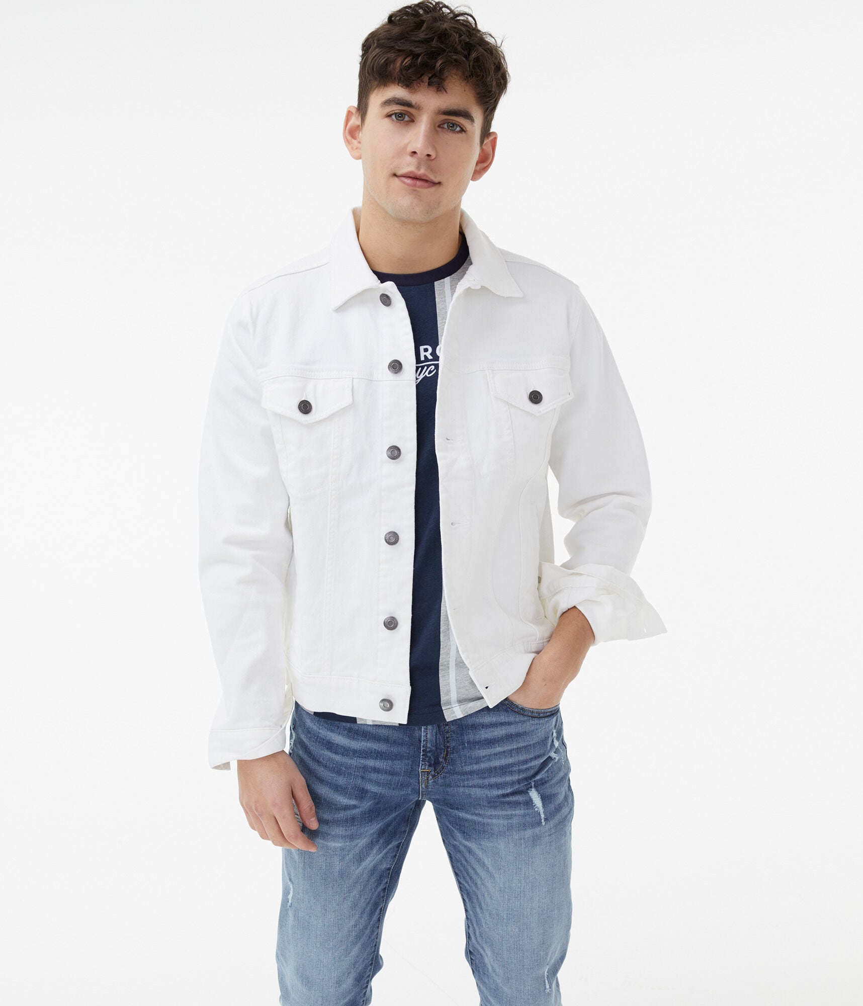 aeropostale mens jean jacket