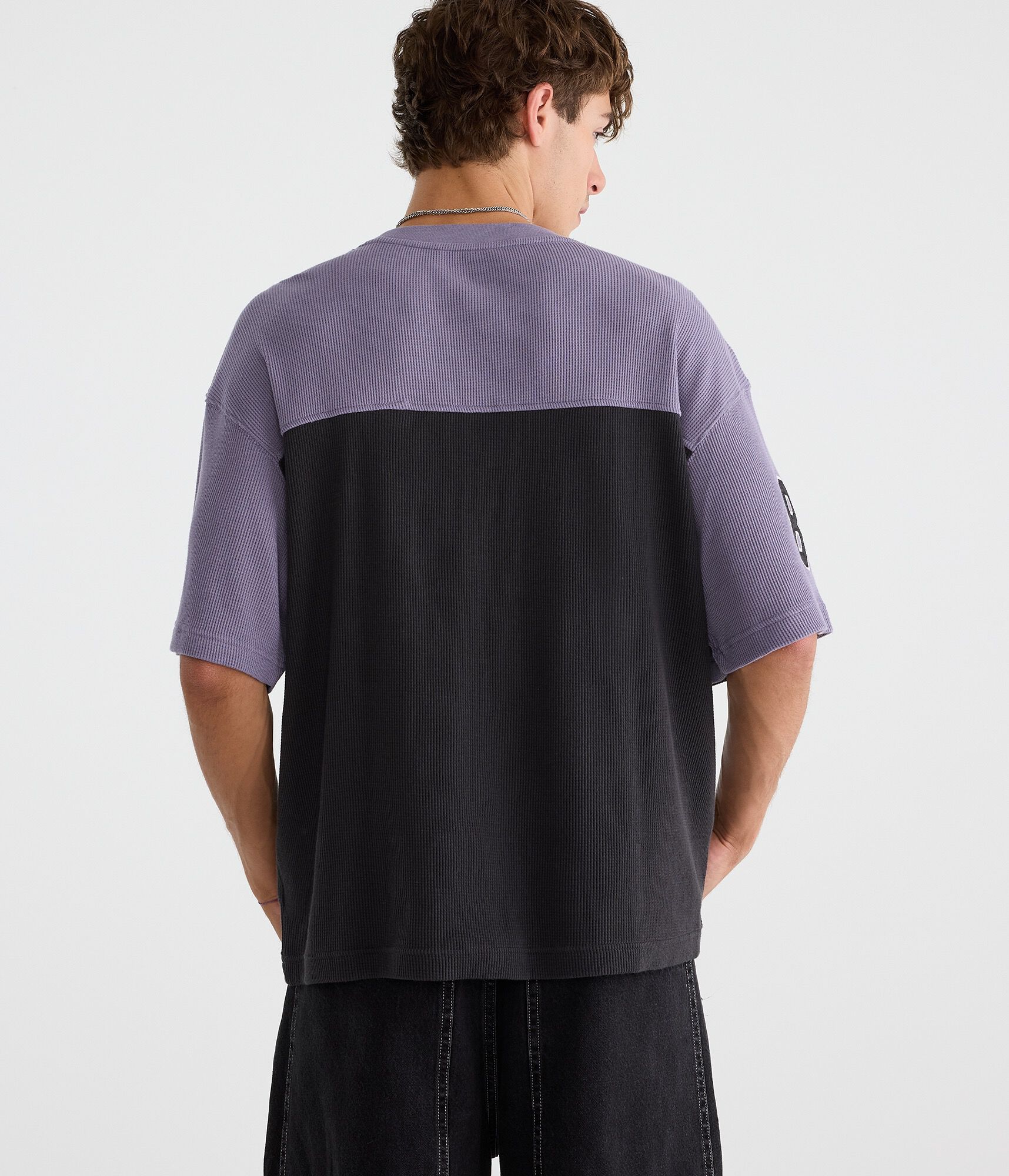 87 Colorblock Waffle Graphic Tee