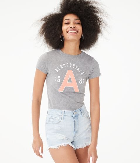 Large Letter Logo Graphic Tee