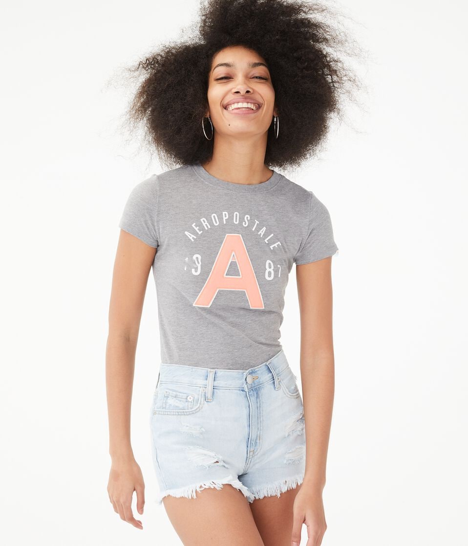Large Letter Logo Graphic Tee