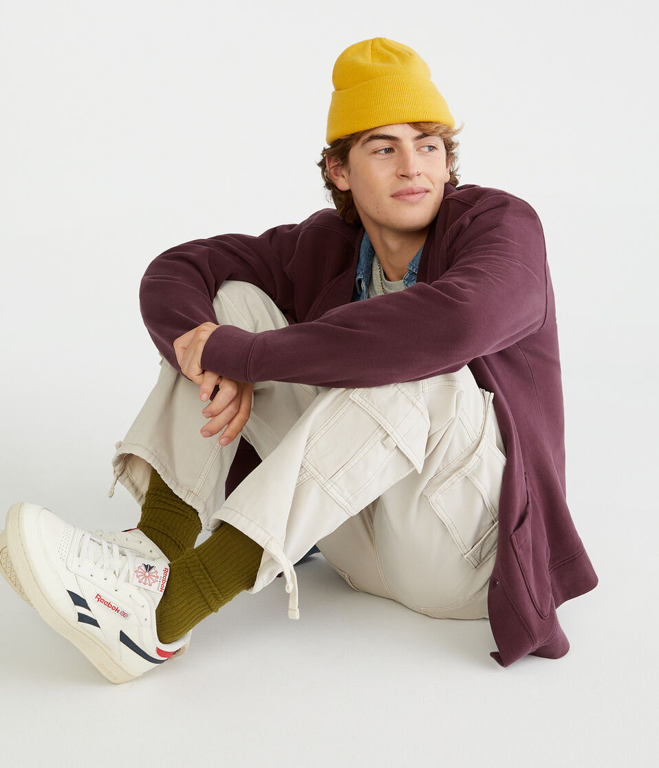 Long Sleeve Fleece Cardigan