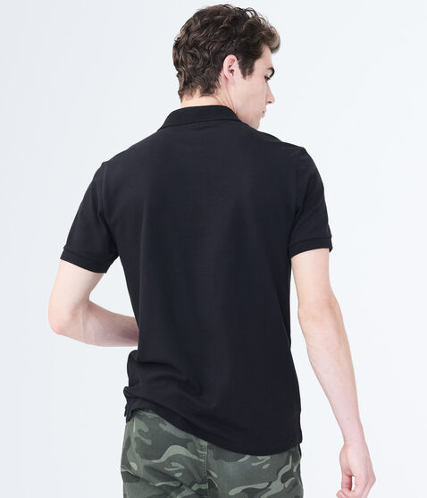 A87 NY Solid Stretch Piqué Polo A87 NY Solid Stretch Piqué Polo