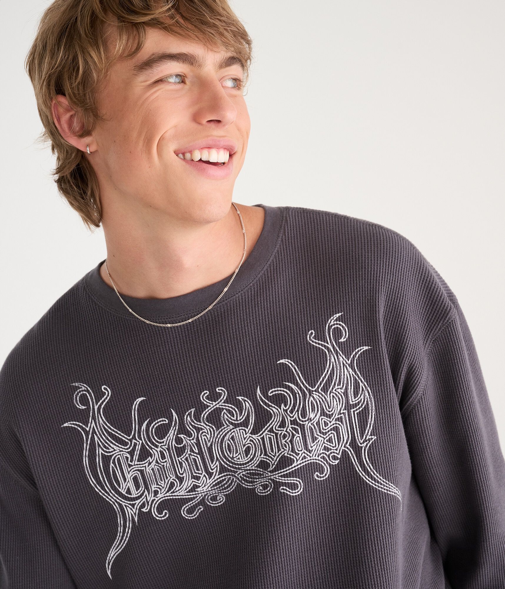 Long Sleeve Gold Coast Graphic Thermal Tee