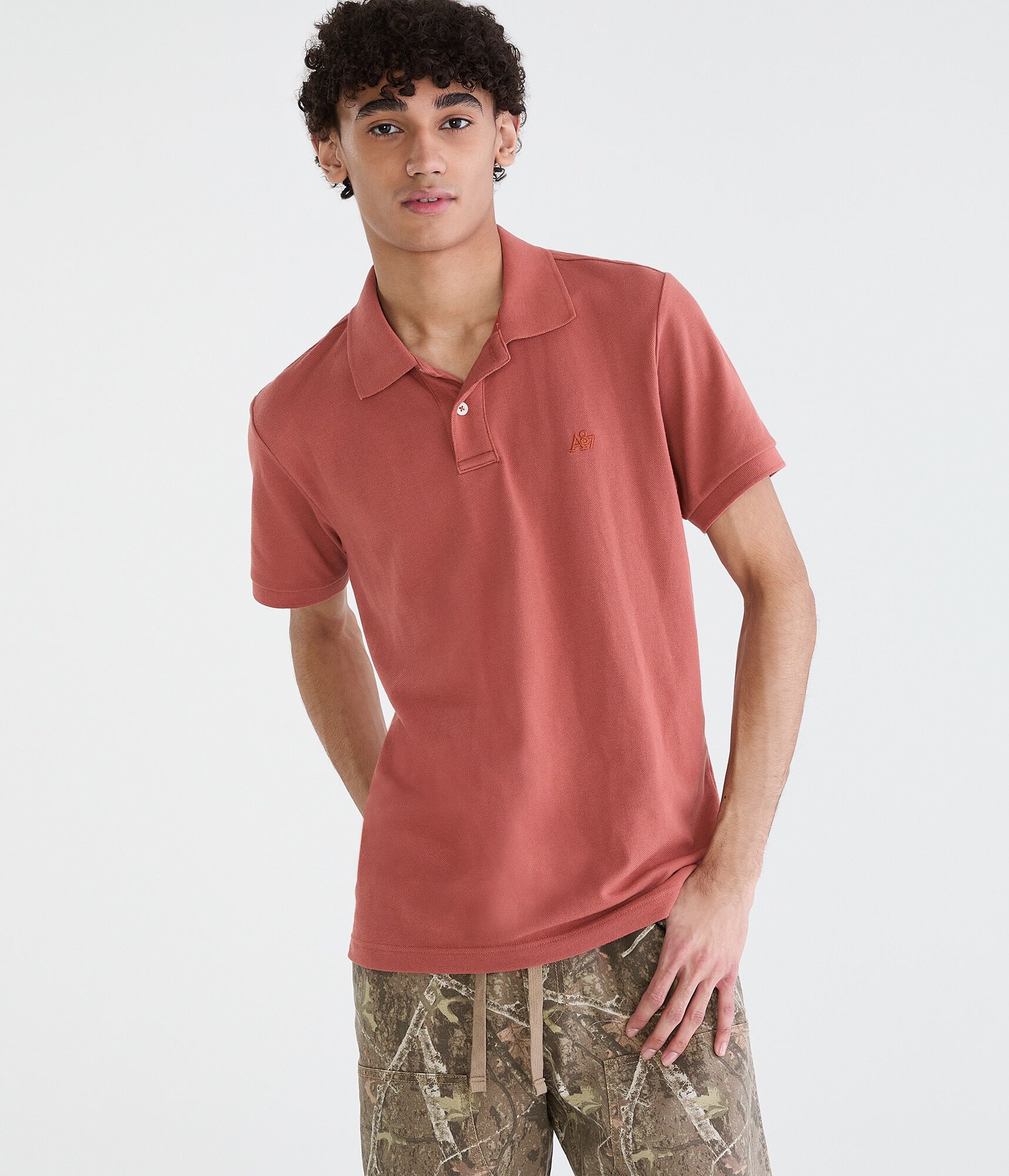 Tonal A87 Logo Piqu&eacute; Polo