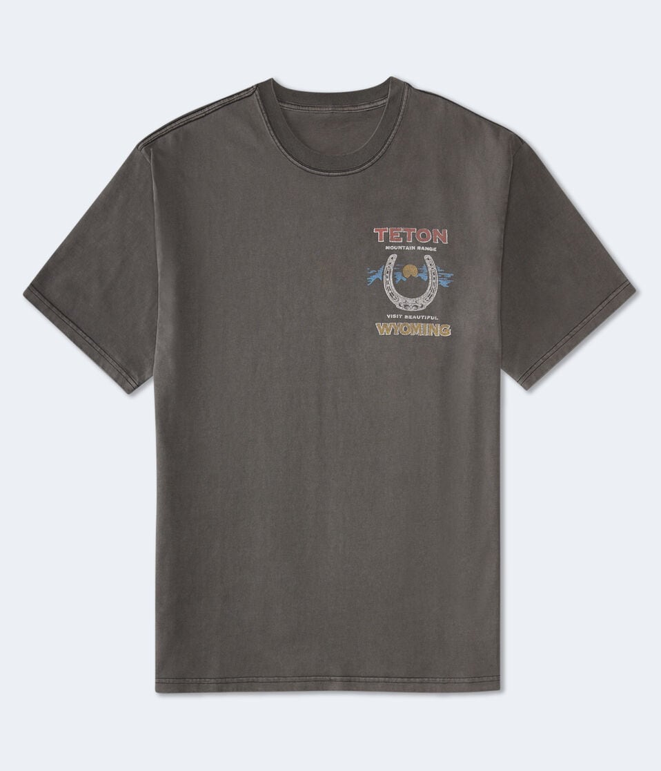 Teton Wyoming Cowboy Graphic Tee
