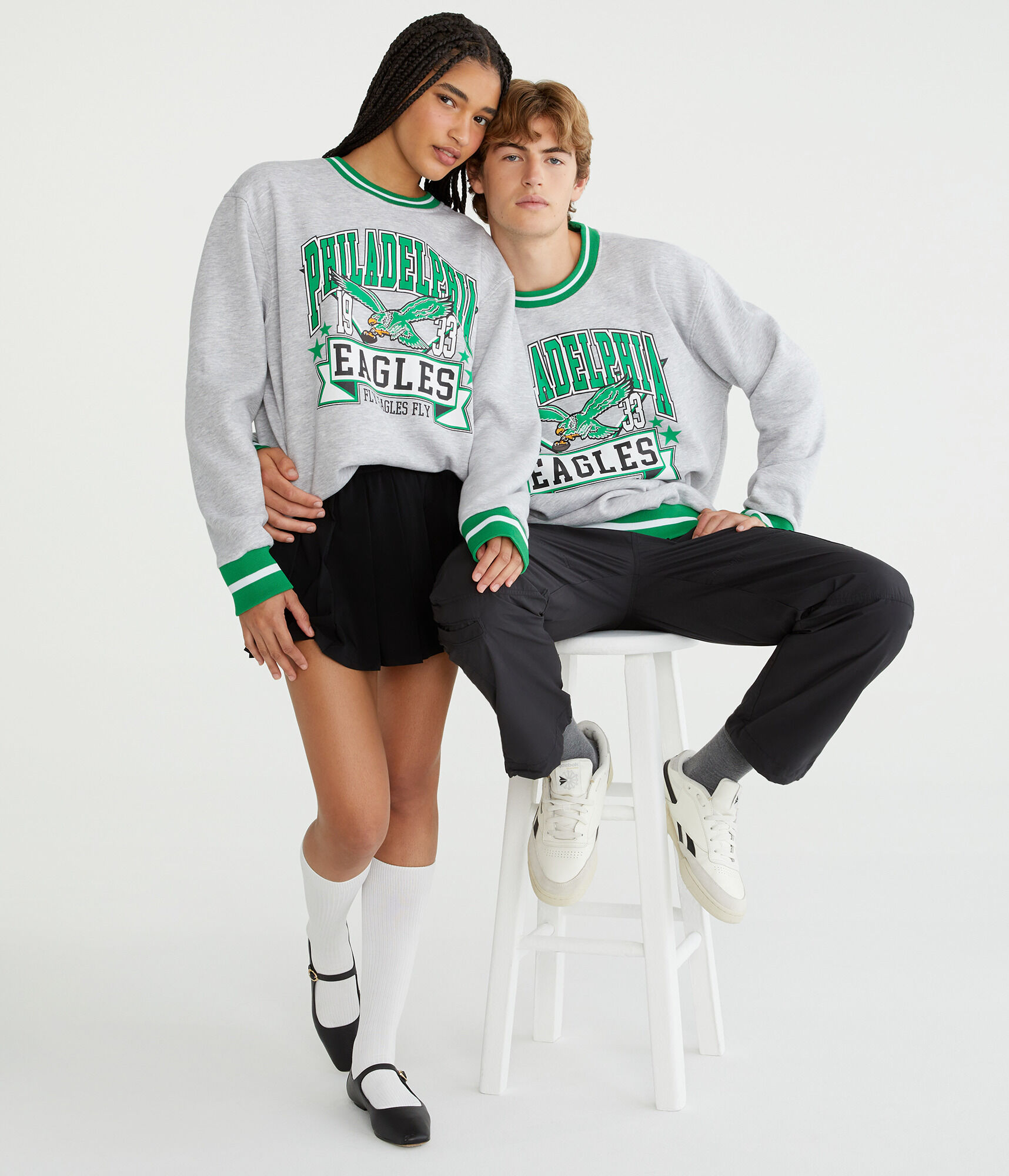 Philadelphia Eagles Crew Sweatshirt