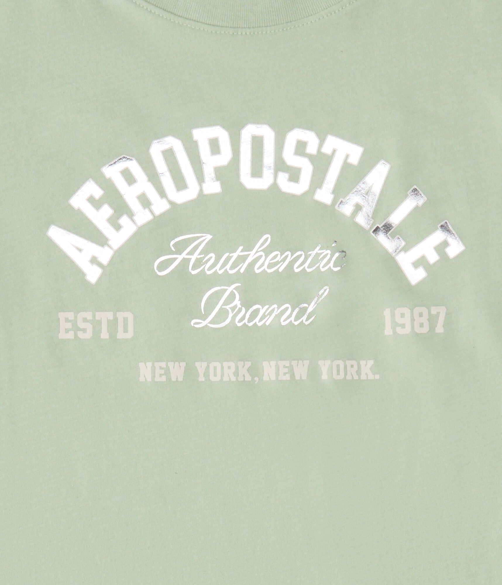Aeropostale Arch Foil Graphic Tee