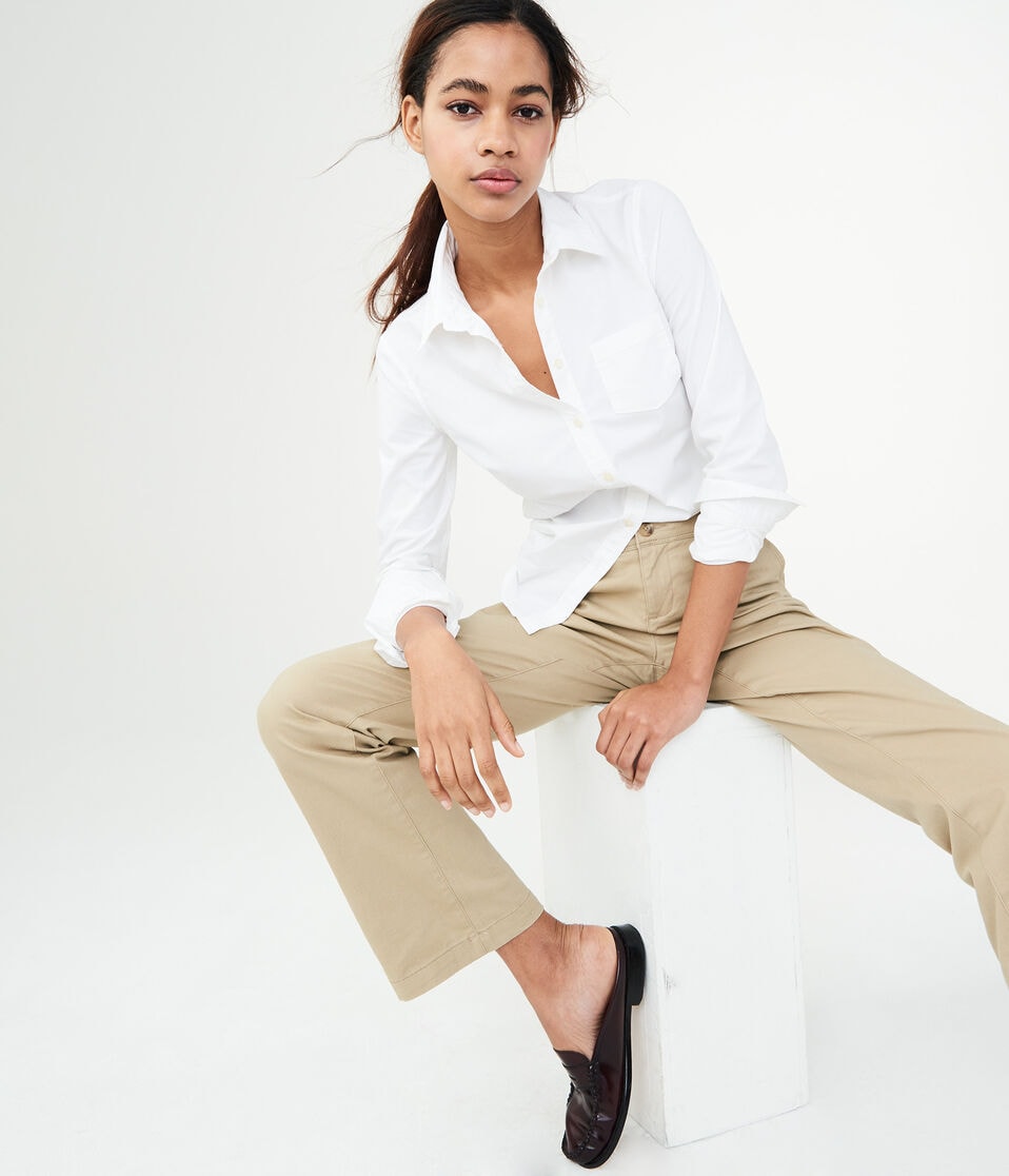 Curvy Classic Stretch-Woven Pants