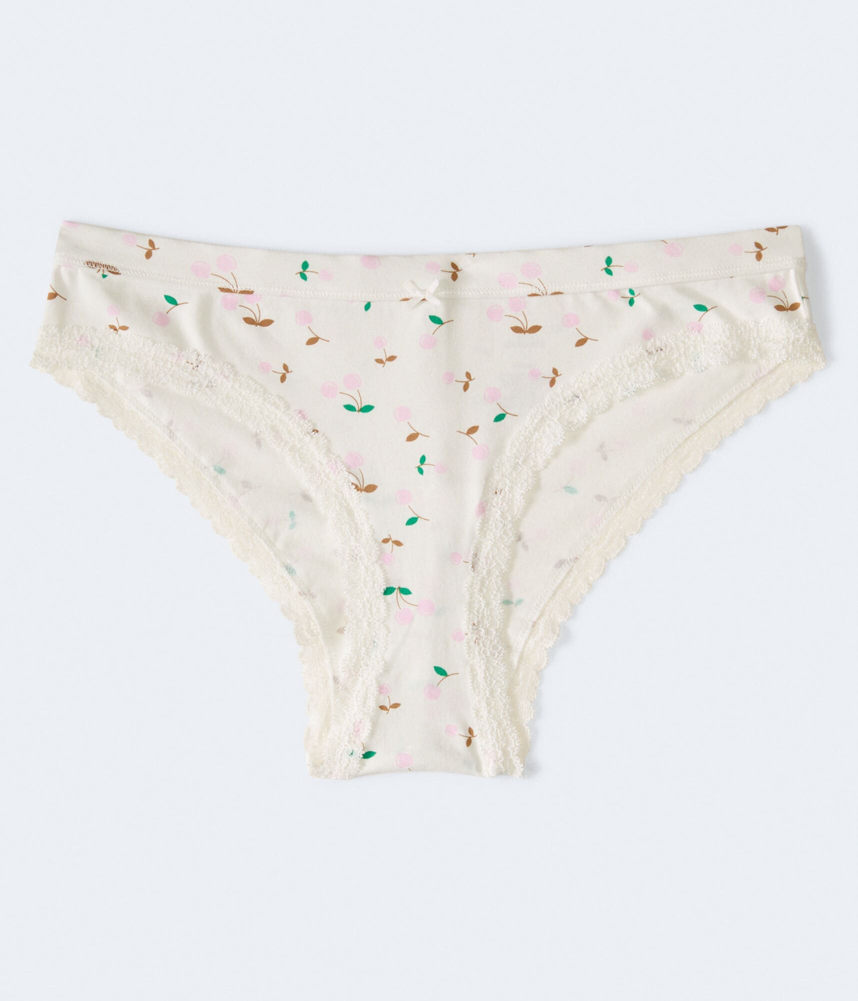 Cherries Lace-Trim Cheeky