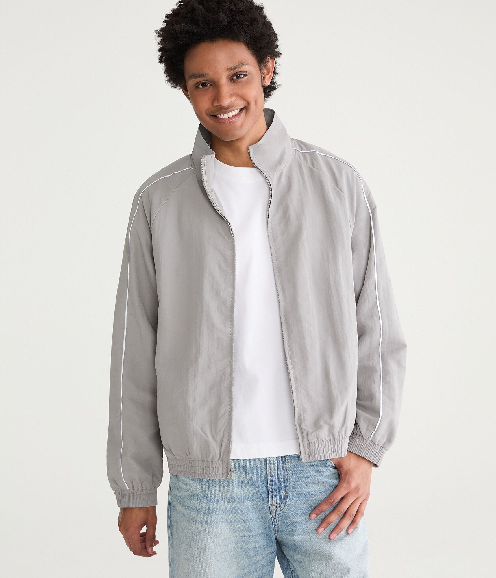 Nylon Track Jacket