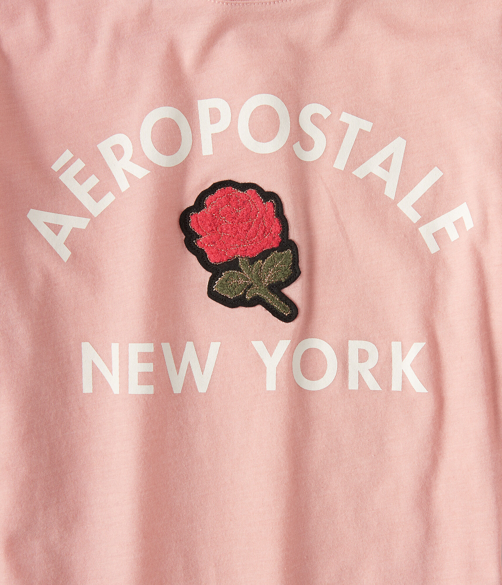 Long Sleeve Aeropostale Rose Graphic Tee