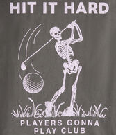 Golf Skeleton Graphic Tee
